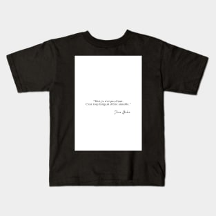 Jean Gabin - "I don't have a friend. It's too tiring to be kind" Kids T-Shirt